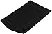 Utopia Towels Cotton Banded Rug, Bath Mats, Not a Bathroom Rug, 21 by 34 Inches, 100% Ring Spun Cotton, Highly Absorbent Shower Bathroom Floor Mat, Black, 2 Pack