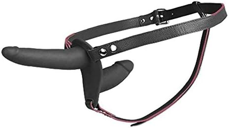 Dual Penetration Double Ended Strap On Silicone with Harness