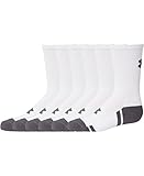 Under Armour Kids' UA Resistor III Crew Socks 6-Pack