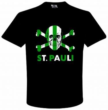 St Pauli & Celtic Skull & Crossbones T-Shirt
