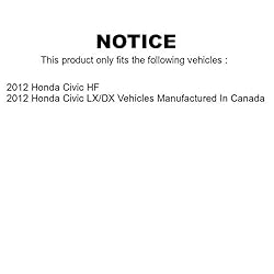 Front Rear Wheel Bearing And Hub Assembly Kit For