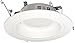 HALO RL56 Integrated LED Recessed Ceiling Light Fixture Retrofit Downlight Trim at 90 CRI, 2700K Warm White, White, 5 in. and 6 in.
