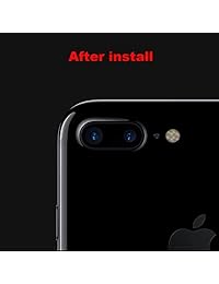 Pieza de repuesto para lente de cámara iPhone 7 Plus, parte trasera de cristal.