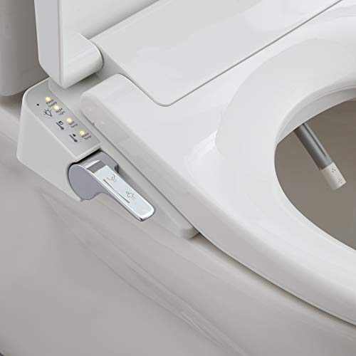 Elongated Smart Electronic Toilet Seat with Bidet Function, ELLAI Smart