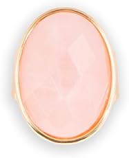 Rose Quartz Round Ring