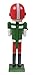 Clever Creations Football Player Nutcracker Traditional Christmas Wooden Decor | Festive Christmas Decor | Perfect for Shelves and Tables | 15