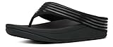 FitFlop Women's Ringer Thong Sandal,All Black,US 5 M