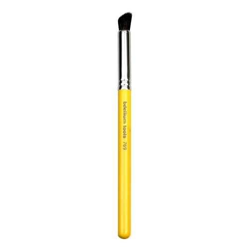 Bdellium Tools Studio Line Angled Contour Brush, Yellow