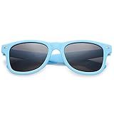 POLARSPEX KIDS TODDLER POLARIZED RUBBERIZED SOFT CAROLINA BLUE UNISEX SUNGLASSES