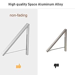 Anjuer Wall Mounted Drying Rack Clothes Hanger