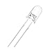 CHANZON 100 pcs 5mm Infrared Ray IR 850nm Emitter LED Diode Lights (Clear Transparent Round Lens DC 1.4V-1.6V 20mA) Lighting Bulb Lamps Electronics Components Indicator Light Emitting Diodes