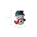 ROSENICE Christmas Decoration Ornaments Snowman Santa Claus Candy Cane Christmas Tree Resin Miniature Pack of 15
