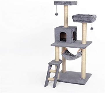 NIKINA Cat House Climbing Frames Tree Interactive Shelves Cat Tower