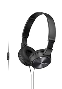 Image of Sony Foldable Headphones with Smartphone Mic and Control - Metallic Black