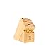 Henckels Forged Premio 13-Pc Knife Set with Block, Chef Knife, Paring Knife, Utility Knife, Steak Knife, Light Brown, Stainless Steel