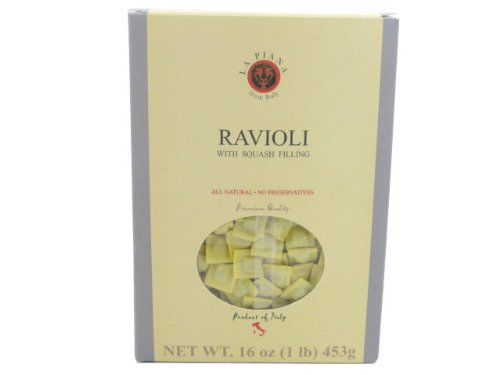 LA PIANA PASTA RAVIOLI SQUASH FLD, 16 OZ