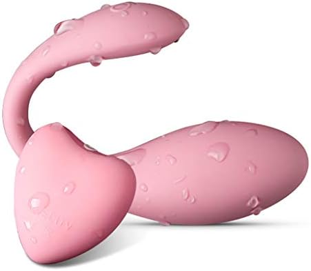 GJM Shop Wireless Remote Control Liquid Silicone Double Motor 9 Frequency Vibration Invisible Wearable Vibrator Waterproof USB Charging Massager (Color : Pink)