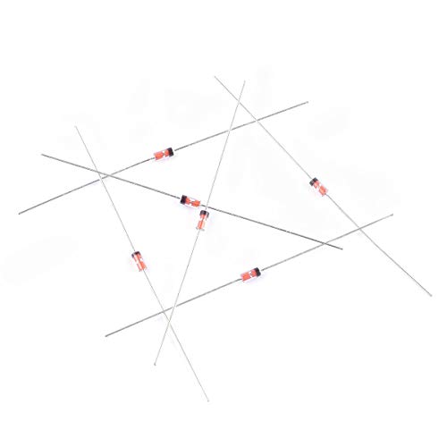 Cylewet 50Pcs 1N34A Germanium Diode 50mA 65V DO-35 for DIY TV Radio(Pack of 50) CYT1113 - Thumbnail 2