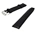 MOTONG 22mm Replacement Genuine Leather Watch Band For Motorola Moto 360 Watch 2nd Gen,Men's 46mm and Samsung Gear S3 Classic(Leather Black)