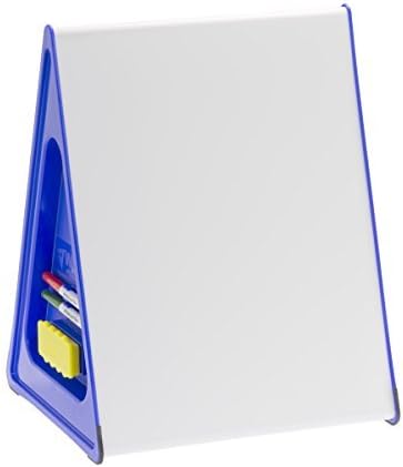 Wedge Whiteboard - A3 - Dry Wipe Magnetic Double Sided Table Top White board - Classroom Resource / Teaching Aid by Wedge Whiteboards