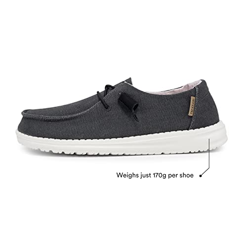 Hey Dude Women's Wendy Chambray Off Black Size 11 Women’s Shoes