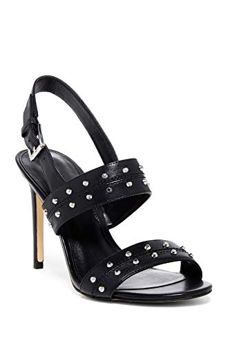 Michael Michael Kors Womens Astor Open Toe Casual Ankle Strap, Black, Size 8.5