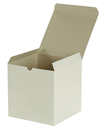 Premier Retail Packaging 10 Count White Gloss Gift Box, 7 x 7 x 7