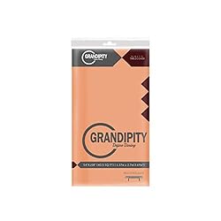 Peach 1 Pack Premium Disposable Plastic Tablecloth