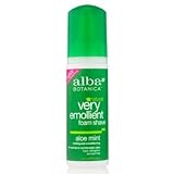 Alba Foam Shave, Aloe Mint, 5-Ounce Bottles (Pack of 3)