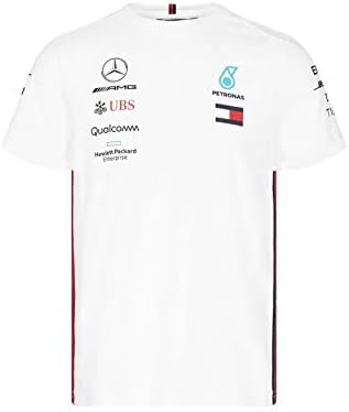 Whybee 2019 Mercedes-AMG F1 Formula One Mens Team T-Shirt - Lewis Hamilton Official Genuine Merchandise
