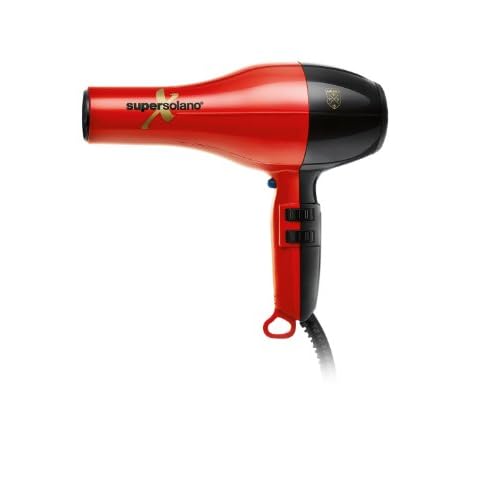 Solano Supersolano Professional Hair Dryer, Red/Black image