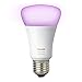 Philips Hue White and Color Ambiance 3rd Generation A19 10W Equivalent Dimmable LED Smart Bulb (Renewed)