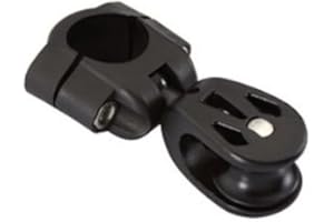 Nautos # HT450A - Stanchion Fairlead Block with Removal sheave. 1" Attach- Fairlead for Furler/Code 0 line