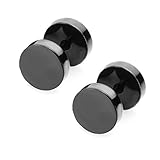 Anazoz Womens Earrings, 3MM-14MM Round Unisex