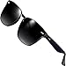 ATTCL Unisex Sunglasses 100% Polarized UV Protection 555-Black