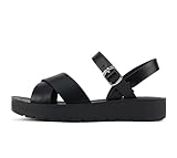Soda CHESTER ~ Women Flat Sandals Flatform Ankle