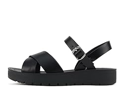Soda CHESTER ~ Women Flat Sandals Flatform Ankle