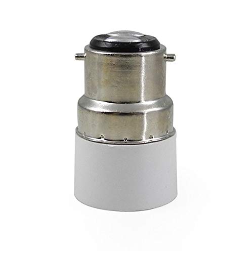 Mr Gadget Solutions® Light Bulb Socket Converters Adapter, BC to SES, Bayonet Cap to SES, 14mm Screw
