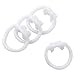 ACSUSS Men's Medical Grade Resin Birdcage Enhancer C-Strap Briefs Gay Underwear White One Size