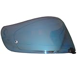 HJC Helmet Shield / Visor HJ-20M(Gold, Silver, Blue) For FG-17, IS-17, RPHA ST helmets, Bike Racing Motorcycle Helmet Accessories - Made in Korea (Blue)