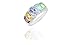 NYC Sterling Women Silver Genuine Gemstone Multi Color Oval Fancy Ring