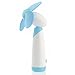 VORCOOL YGH365B Mini Handheld Fan - Soft Foam Blades - Battery Operated - Blue