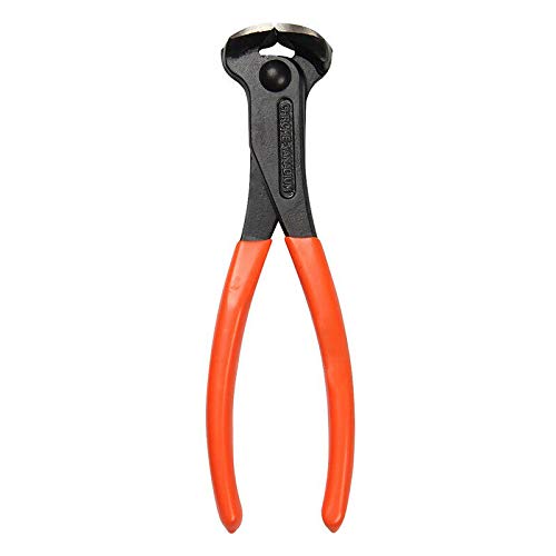 End Cutting Pliers Top Cutting Pliers Heavy Duty Nail Puller Tool with Comfort Grips for Various Cable (6"/ 160mm)