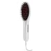 Droiee Hair Straightener Brush - Best Electric Ceramic Heating Straightening Brush for Women - Anti Scald, Static, Detangling and Silky Straight [White with Red]