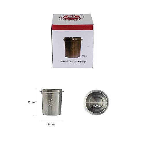 Tiamo Coffee Espresso Dosing Cup, Stainless Steel for Professionals - Thumbnail 5