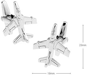 Airline Airplane Cuff Link Series Jet Aircraft Cuff-links Commercial Jetliner Cuff for Plane Fans (C)