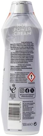 Astonish Hob Cream Cleaner 500ml - Tough Stain Remover, Zesty Lemon Scent view 2