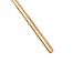 Eowpower 2 Pieces Solid Brass Round Rods Lathe Bar Stock 3/8 Inch Diameter 12 inches Length
