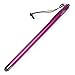 BoxWave EverTouch Slimline Capacitive Stylus for iPad - Apple iPad Touch Screen Stylus w/ Thinner Barrel and Finer Point Ultra Durable FiberMesh Woven Fabric Tip for Ultra Responsive, Smoother Glide, and Increased Accuracy (Rose Pink)
