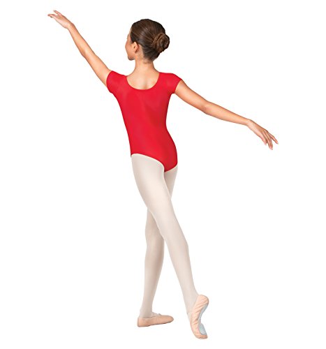 Theatricals Girls Short Sleeves Dance Leotards & Unitards Black M